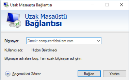 RDP (Remote Desktop Connection, Uzak Masaüstü) Bağlantısı Nasıl Yapılır?